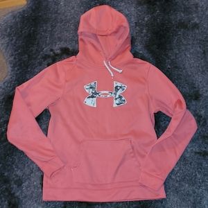 Pink Under Armour hoodie
